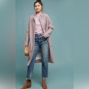 ANTHROPOLOGIE GREYLIN Windermere Boucle Coat